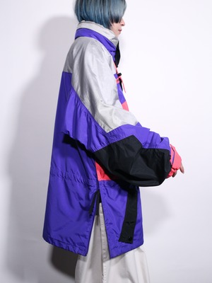 "Colombia" psychedelic coloring anorak parka
