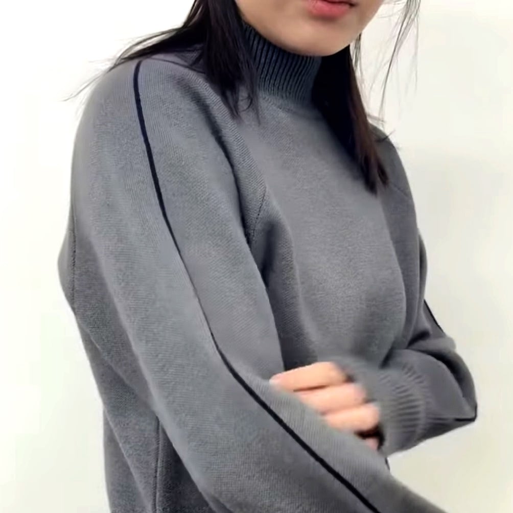 CLOCHE(クロッシェ)】ハイネックラインニット［552-85532］ | GENERALE