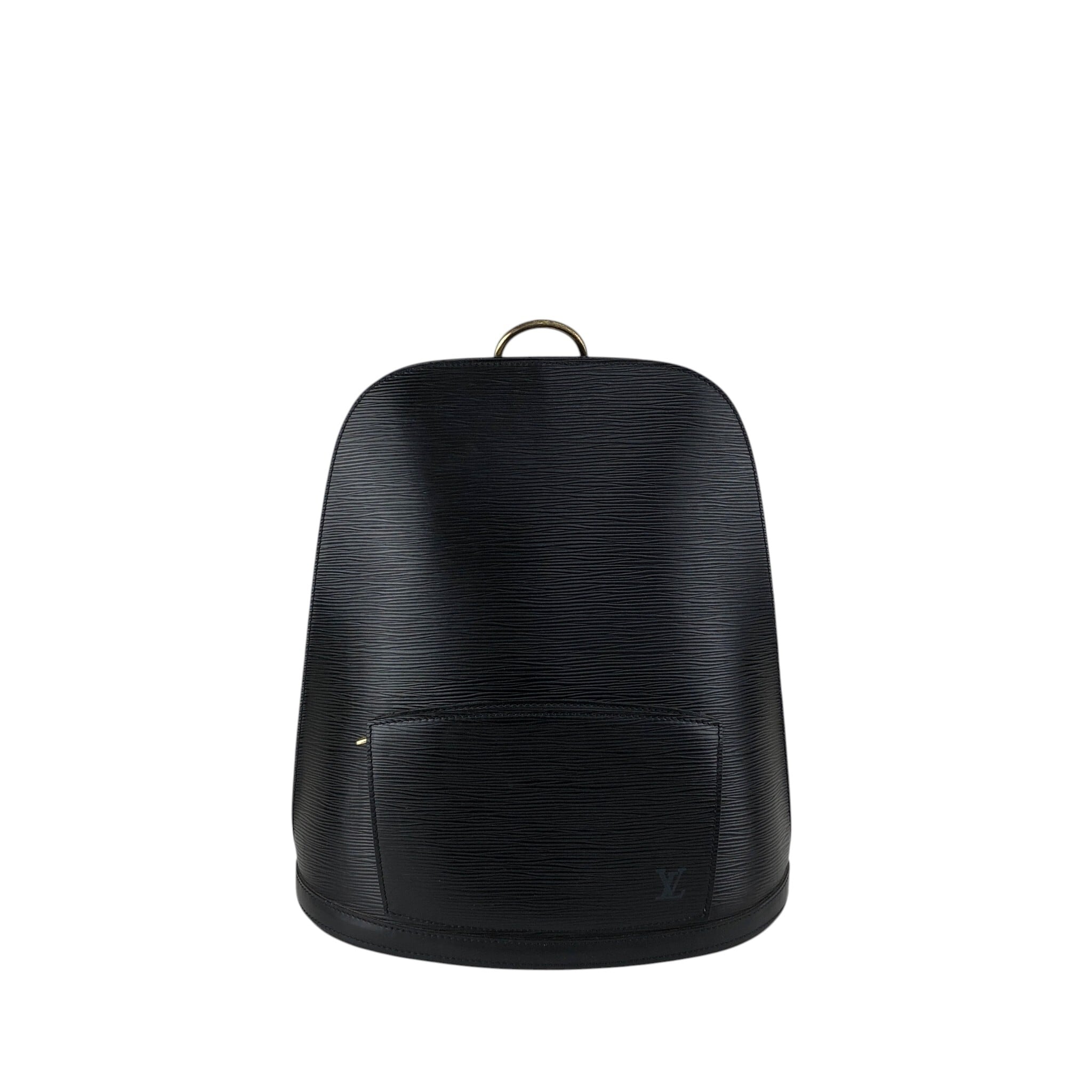 LOUIS VUITTON ルイヴィトン エピ バックパック ブラック レザー