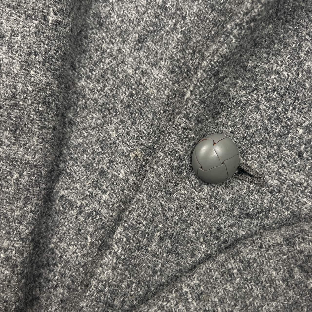 PAPAS パパス × Harris Tweed ハリスツイード ウール テーラードジャケット ブレザー M/グレー メンズ