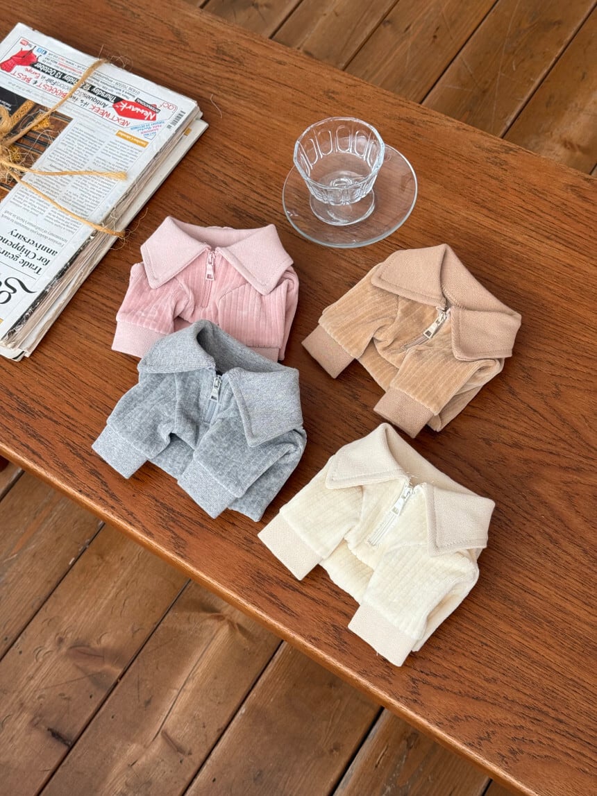 《予約》DM0001 ベロアジップアップ