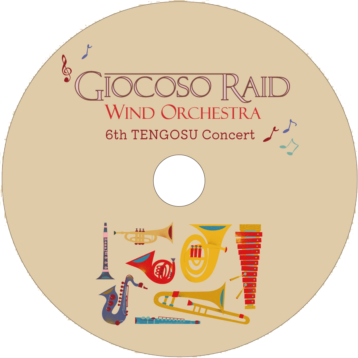 【Blu-ray/DVD】Giocoso Raid Wind Orchestra 6th TENGOSU Concert【予約商品】