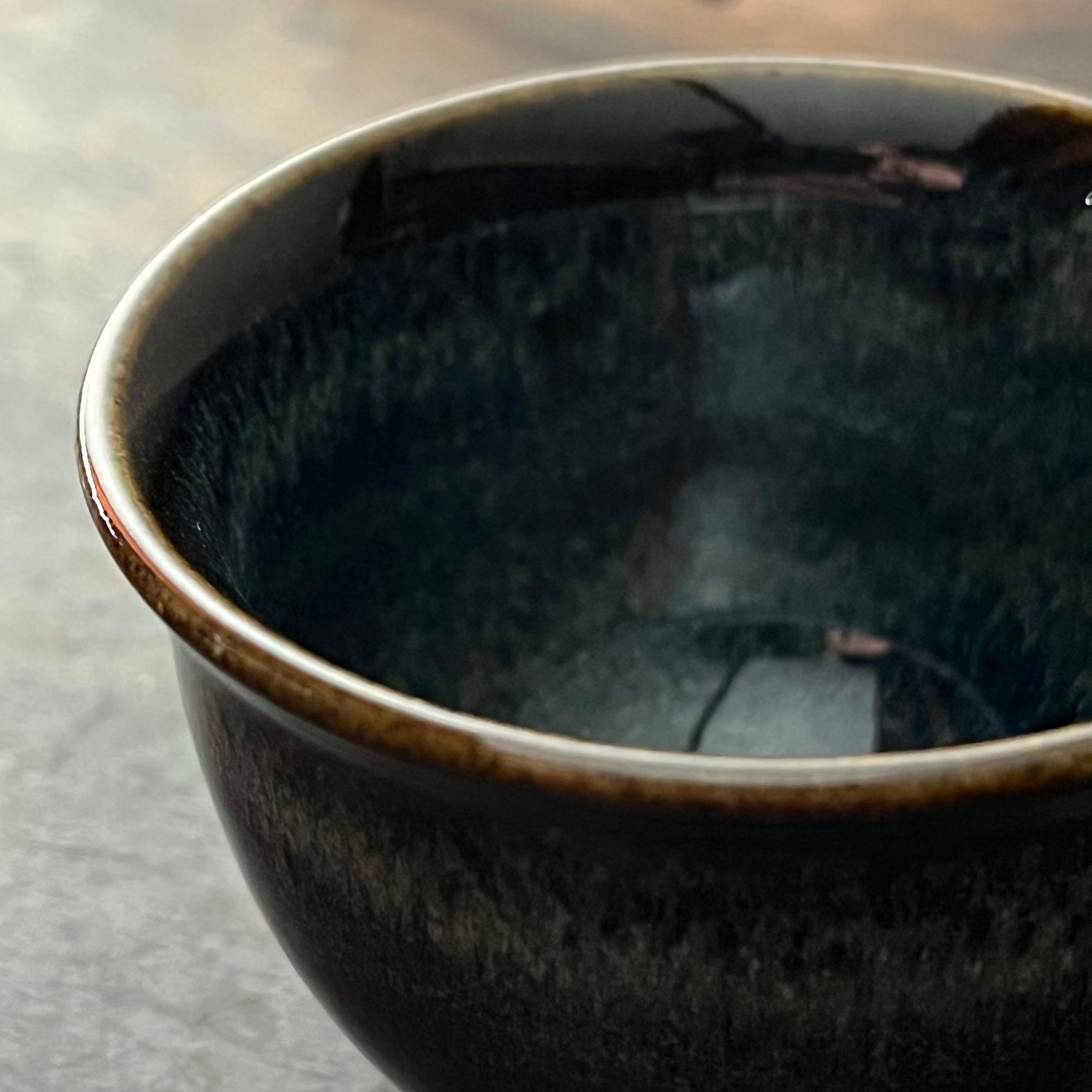 Cup 天目 ぐい呑 (80 cc) | TSUNE;田中恒子の器 オンラインストア Cup 天目 ぐい呑 (80 cc) | TSUNE;田中恒子の器 オンラインストア