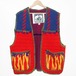 『G-FORCE』 90s vintage panel knitted Vest