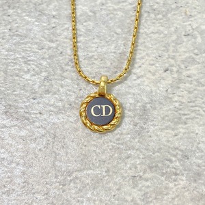 Christian Dior ディオール CDロゴ ネックレス ゴールド アクセサリー 4255-202110