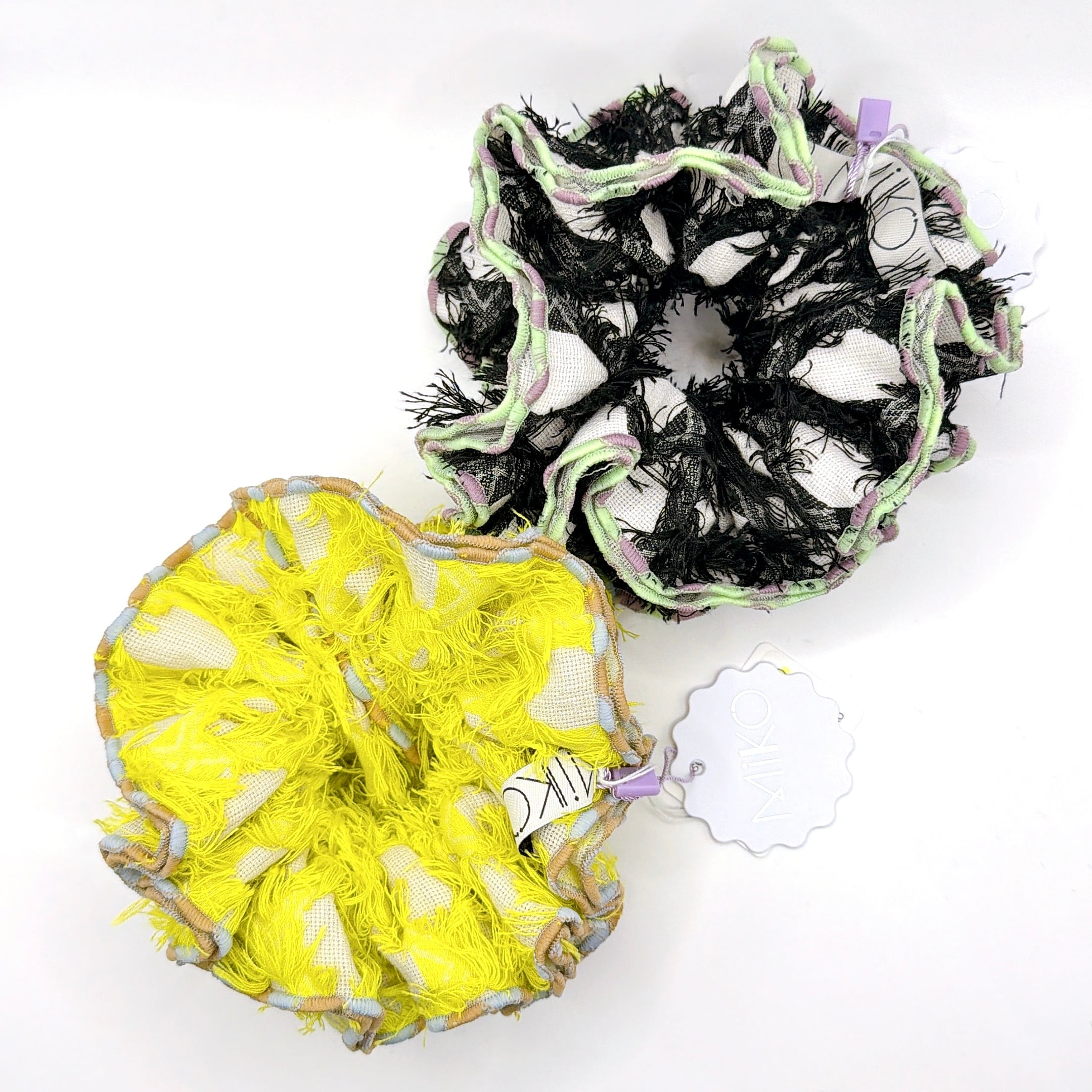 MiKO regular scrunchie フリンジ