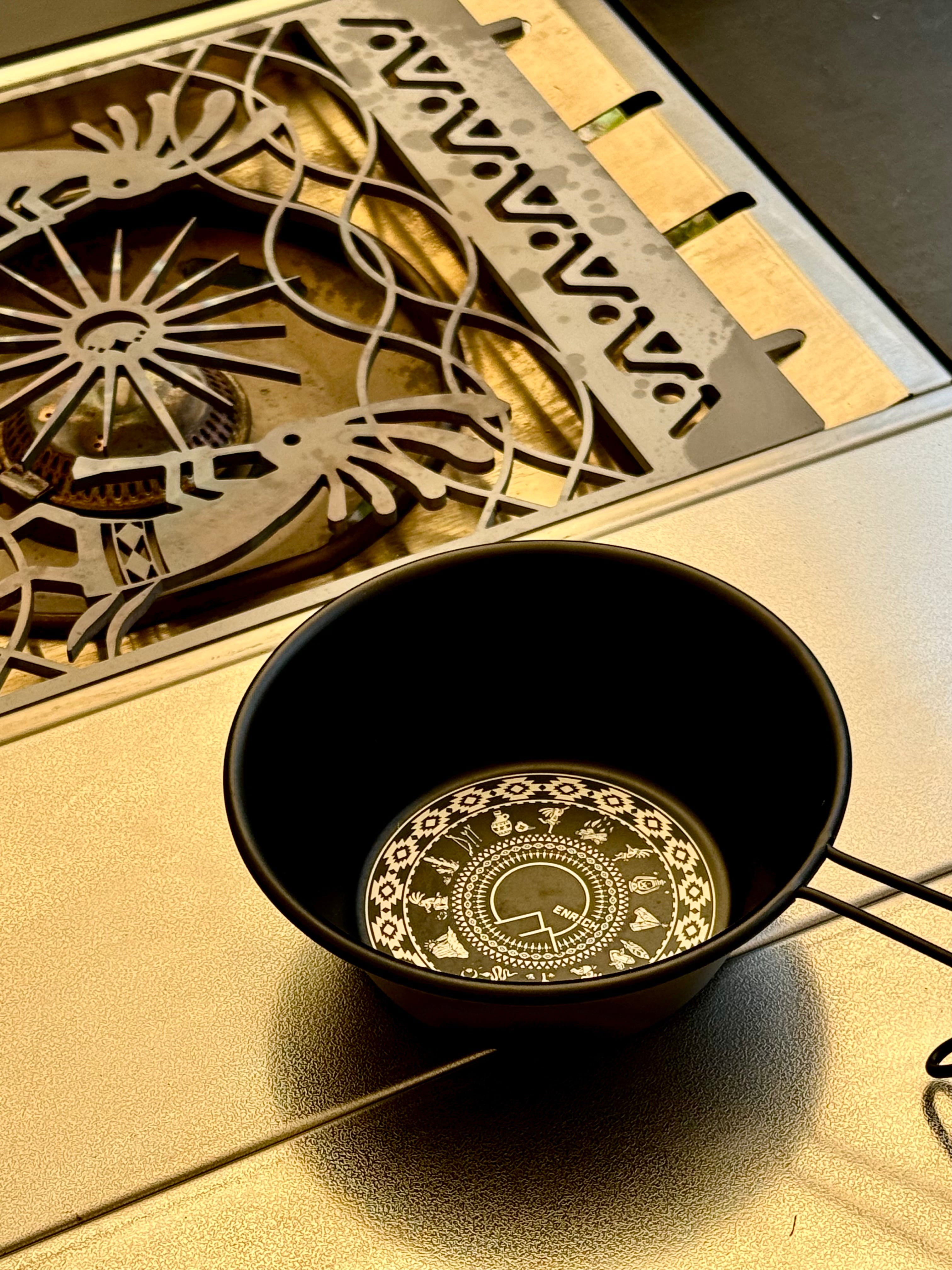 ブラックシェラカップ | ココペリグッズ、キャンプ用品の【ENRICH】