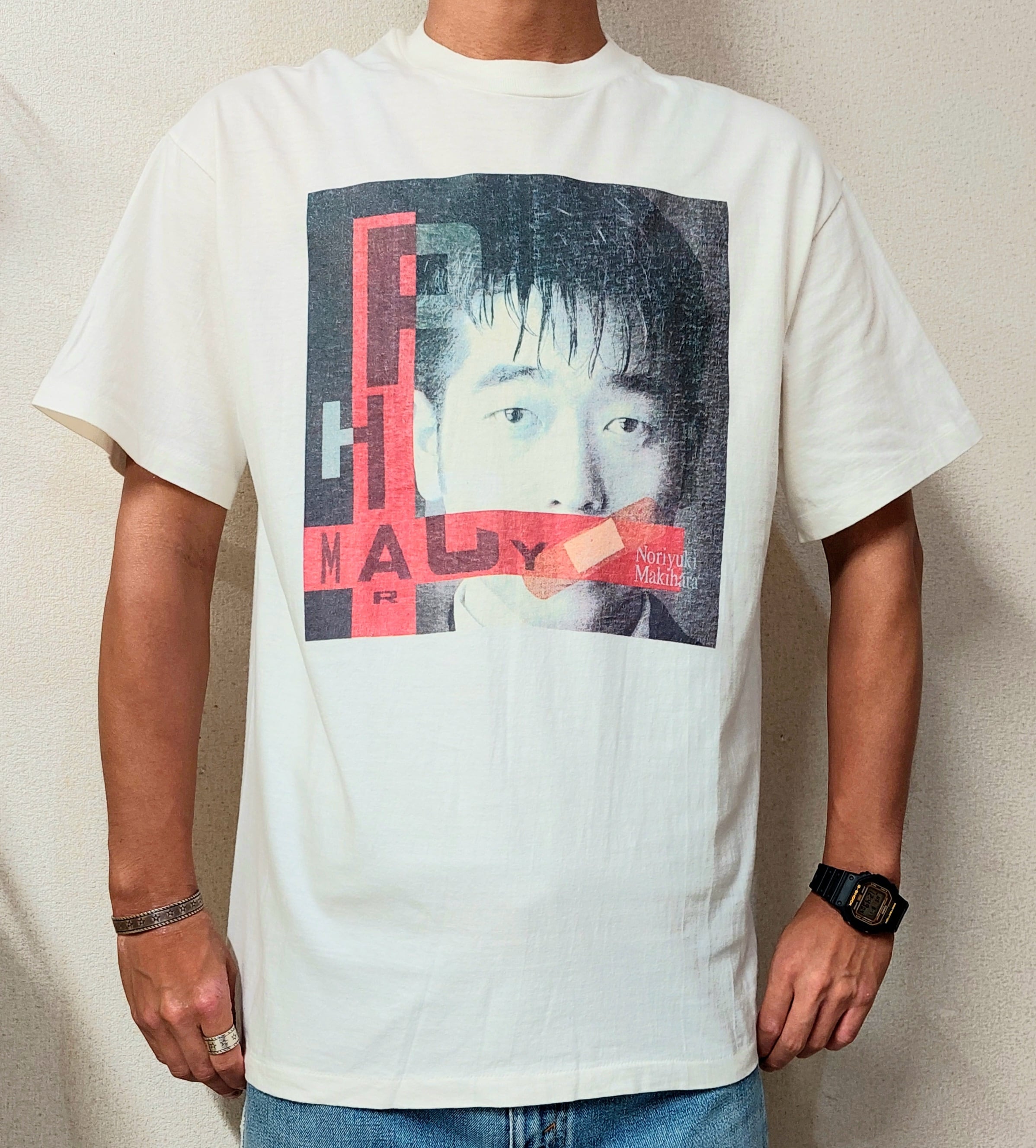 90s Hanes 槇原敬之 PHARMACY 半袖Tシャツ USA製　Lサイズ