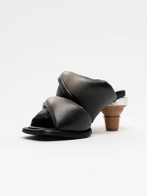 【26SS】Maison MIHARA YASUHIRO ミハラヤスヒロ / Soft Serve Heel Distressed Puffer Sandals / サンダル