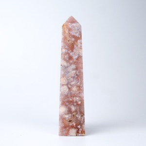 ピンク フラワーアゲート / タワー ポイント【2】