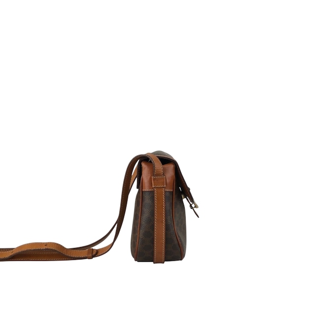 CELINE セリーヌ ショルダーバッグ ブラウン ホースビット PVC vintage ヴィンテージ オールド 7izj8d