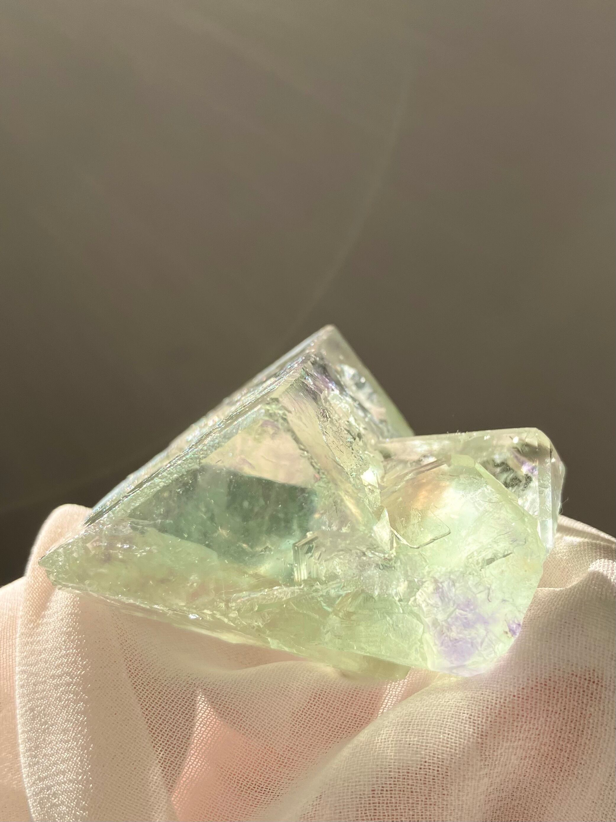 美結晶 シャンファーリン グリーンフローライト | Crystal Lilly