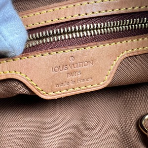 LOUIS VUITTON ヴィトン カバピアノ モノグラム レザー トートバッグ ブラウン A-13717