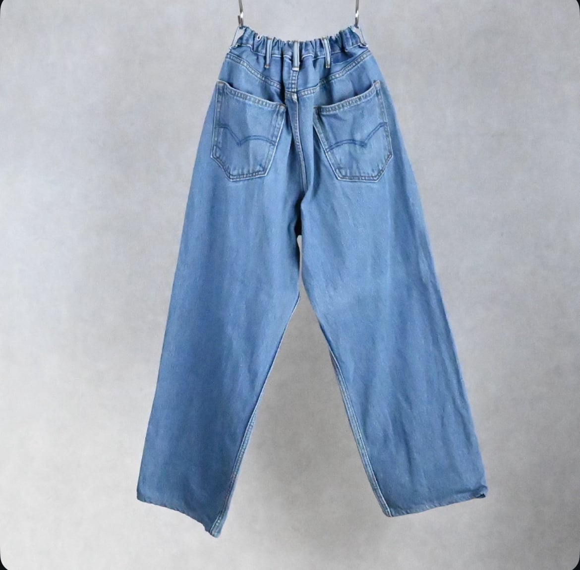25AW》【USED REMAKE】WIDE EASY DENIM TROUSERS USEDリメイク ワイド