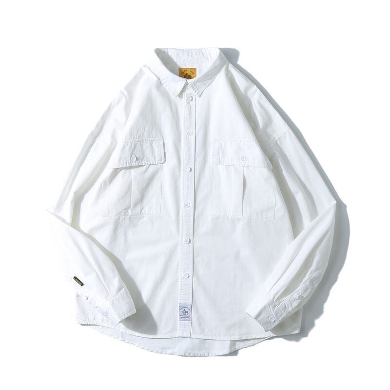 ルーズシルエットクラシックシャツ 4カラー A1108