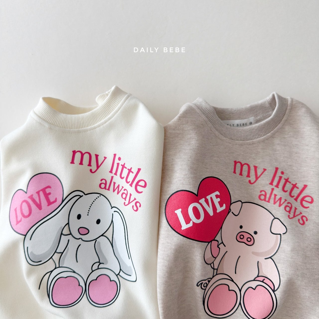 【2点送料無料】«予約»«ジュニアサイズあり»«daily bebe» リトルmtm 2colors