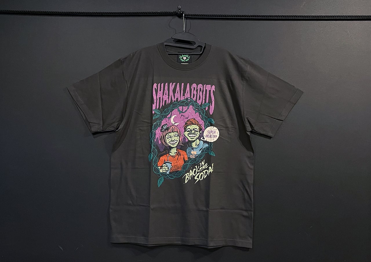 ZOMBIE TEE (SMOKE BLACK) | SHAKALABBITS OFFICIAL WEB SHOP
