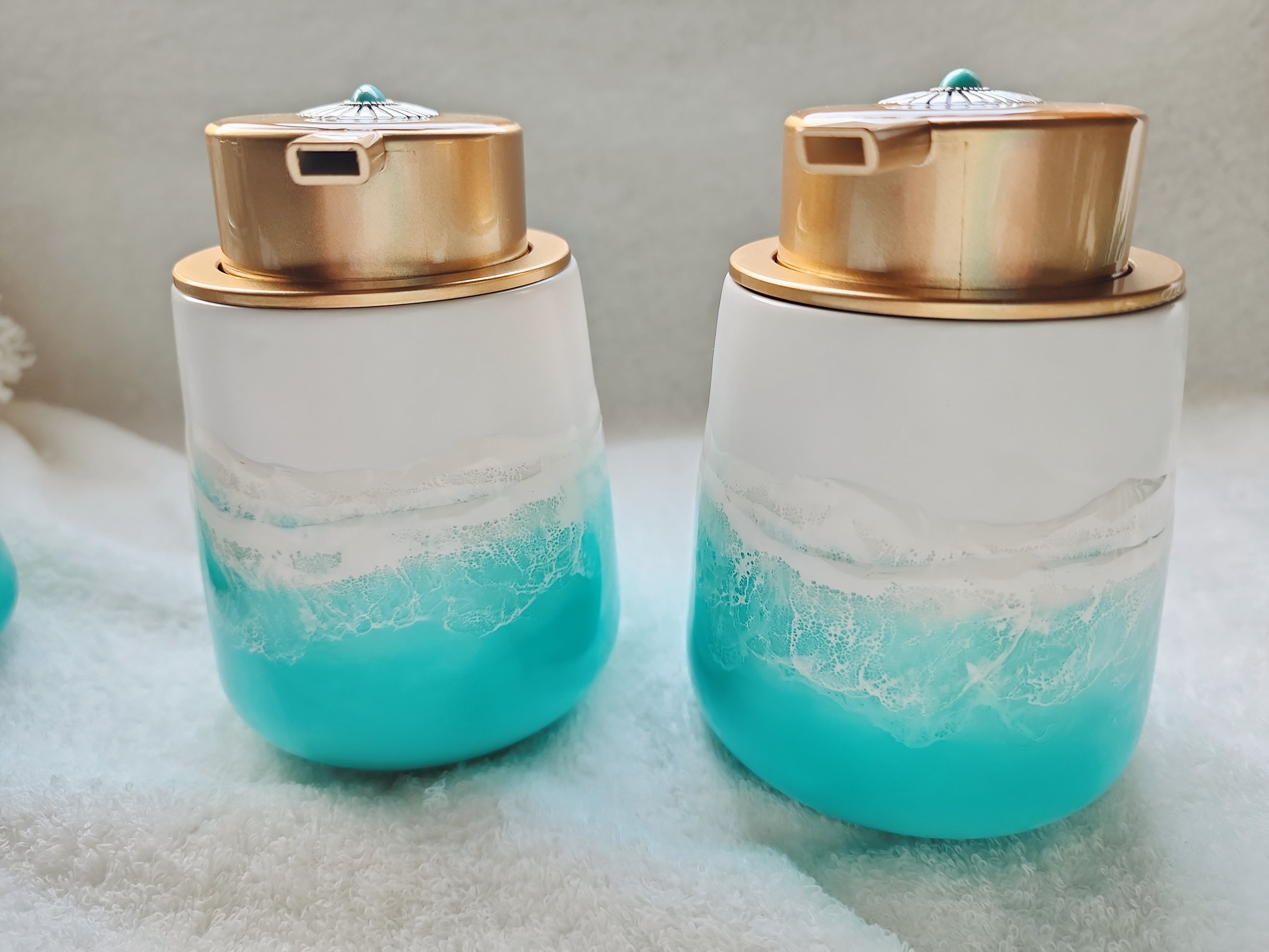 409.オーシャンレジンアート ソープディスペンサー泡タイプ