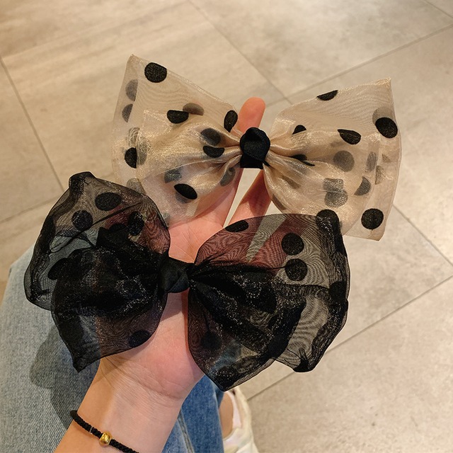 リボンヘアピン バックレッド 大人ガーリー スウィート キュート カジュアル ブラック・アイド・ピーズ52899698441