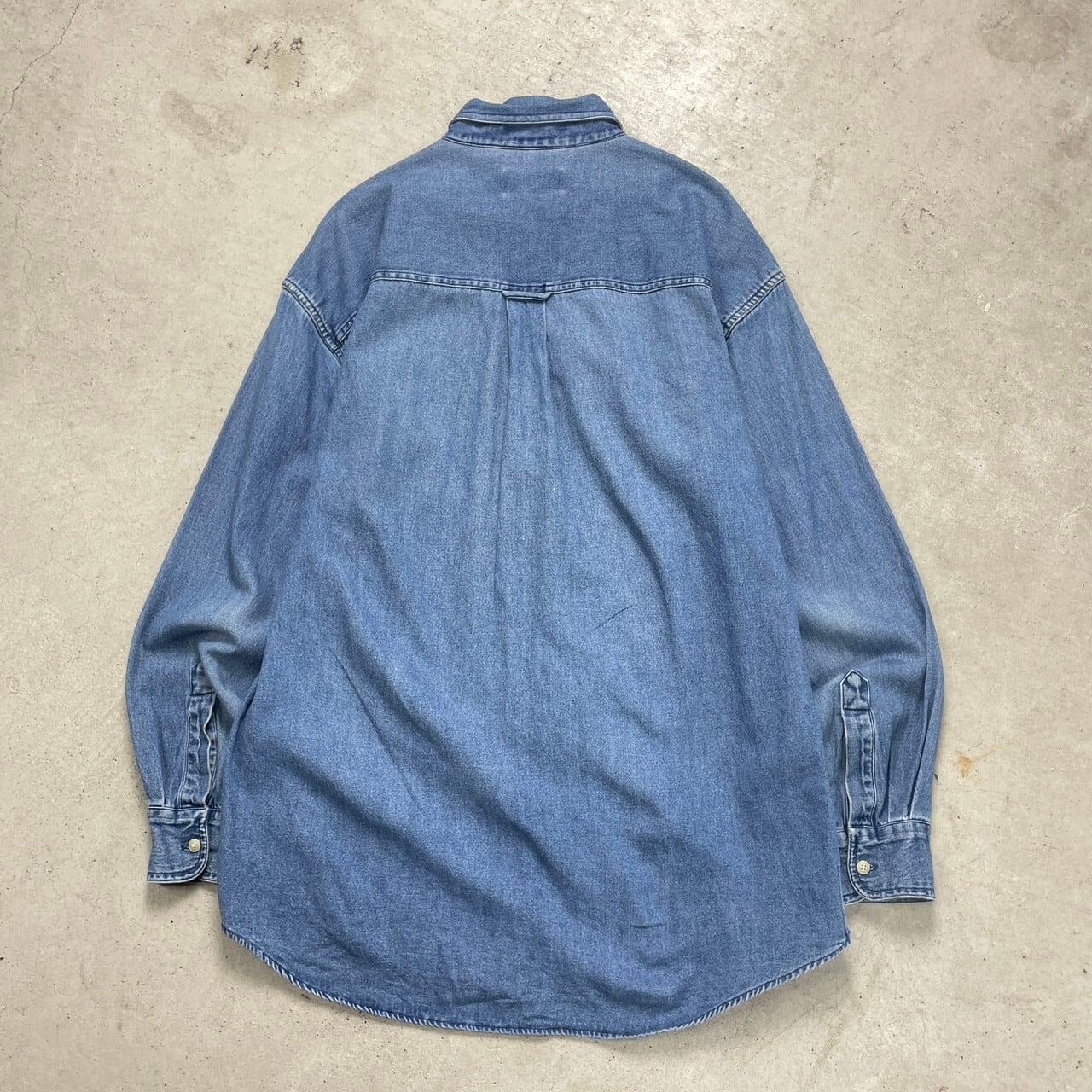 90年代 CHAPS Ralph Lauren チャップス ラルフローレン デニムシャツ 