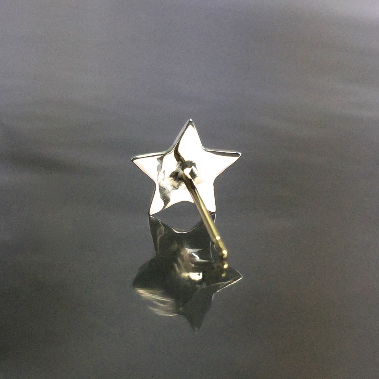 STAR STUD with BROWN DIAMOND / スターピアス・ブラウンダイヤモンド