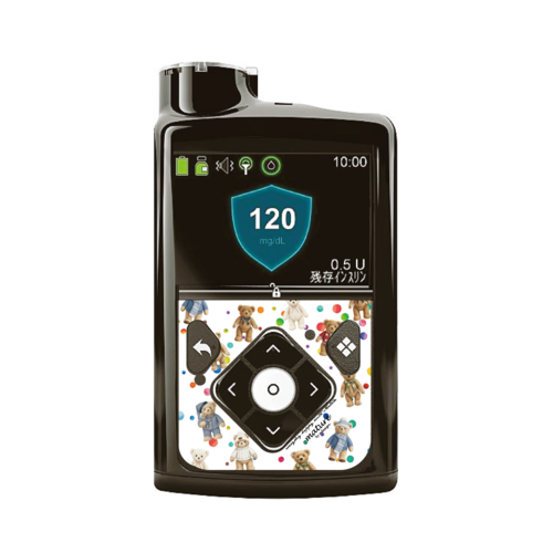 Insulin pump dress up seal “ HAPPY DOT BEAR”