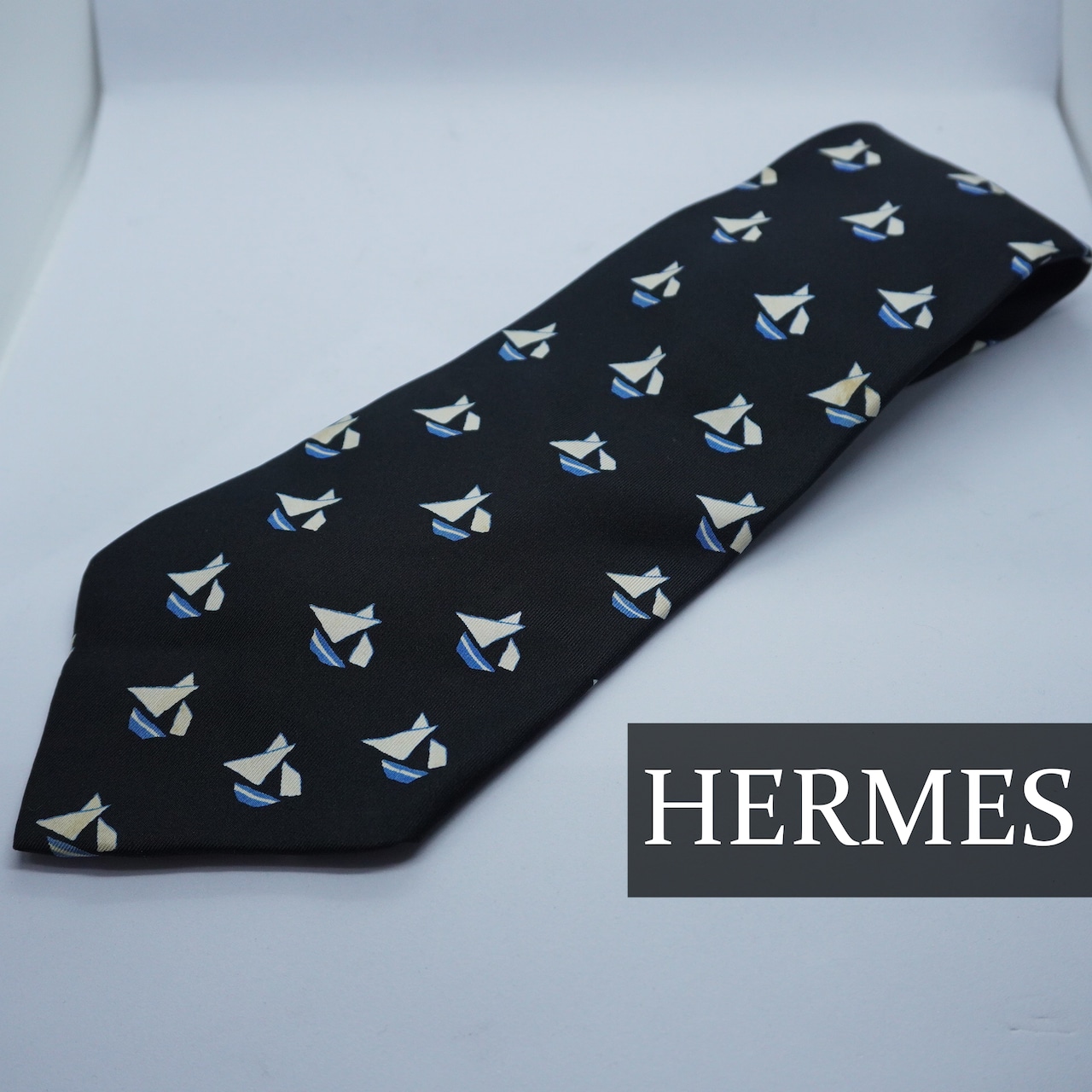 HERMES】エルメス ヨット柄ネクタイ | ブランド古着屋 Jesus HERMES】エルメス ヨット柄ネクタイ | ブランド古着屋 Jesus