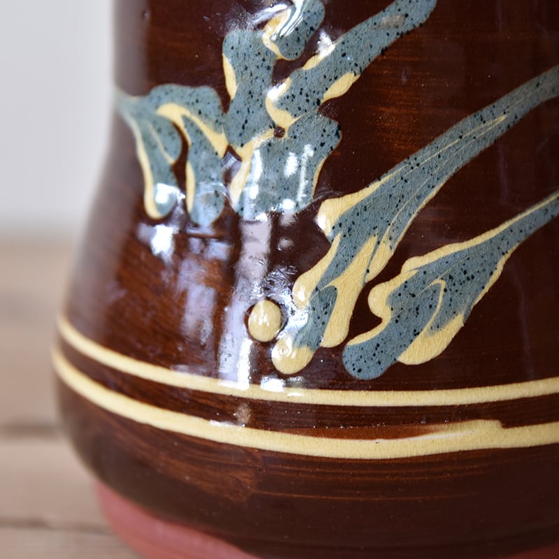 Slipware Flower Vase / スリップウェア フラワーベース / 2101-SLW