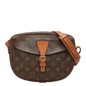 ルイ ヴィトン モノグラム ジュヌフィーユMM ショルダーバッグ M51226 ブラウン PVC レザー レディース LOUIS VUITTON 【中古】