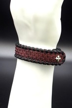 Item No.0301： Bracelet/Diamond Python《Russet》