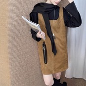 スカーフ風リボン付き長袖Tシャツ_137990