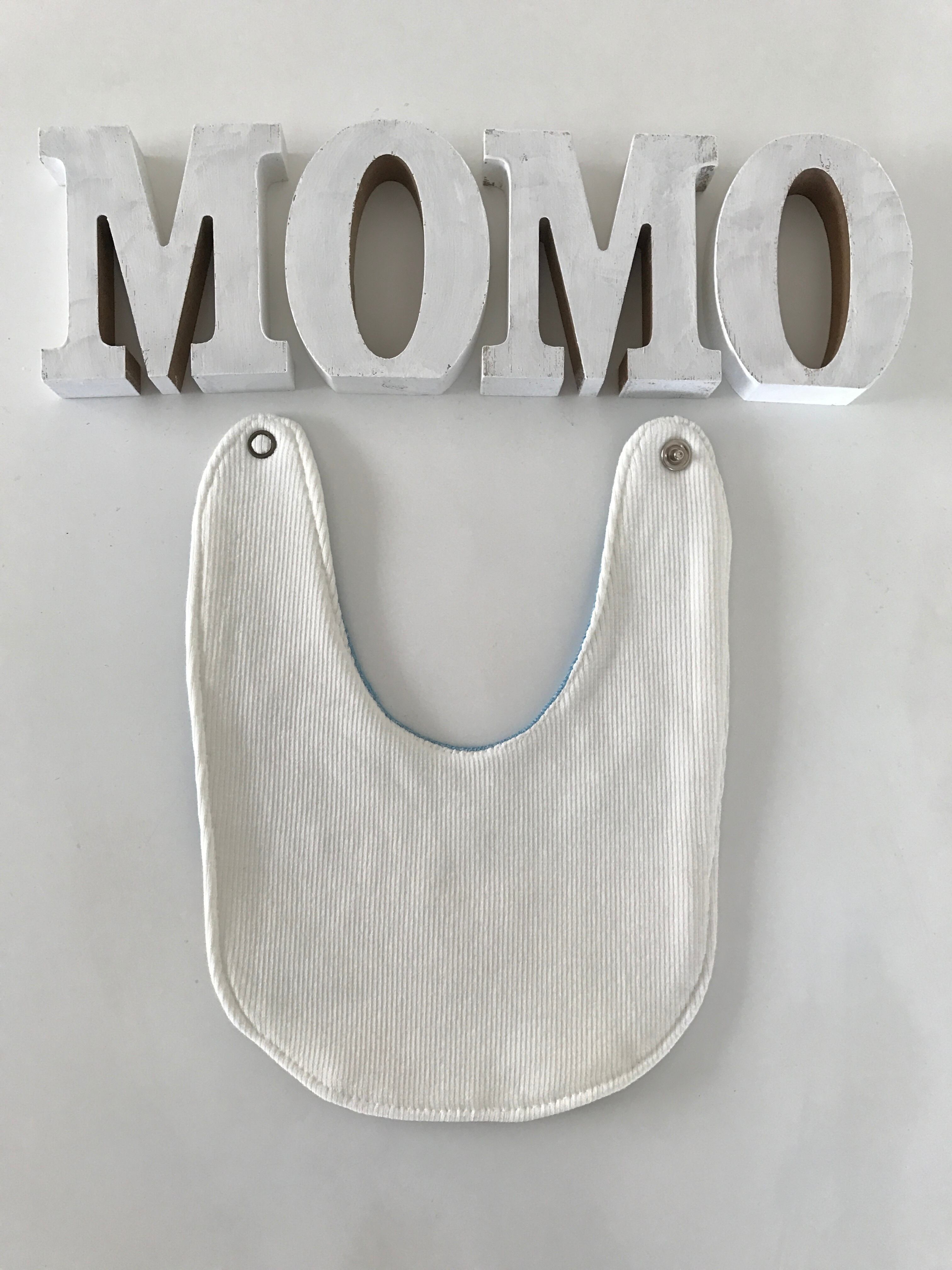 デニムの花柄スタイ | ちょっとおしゃれなスタイのお店 MOMO スタイ/ビブ