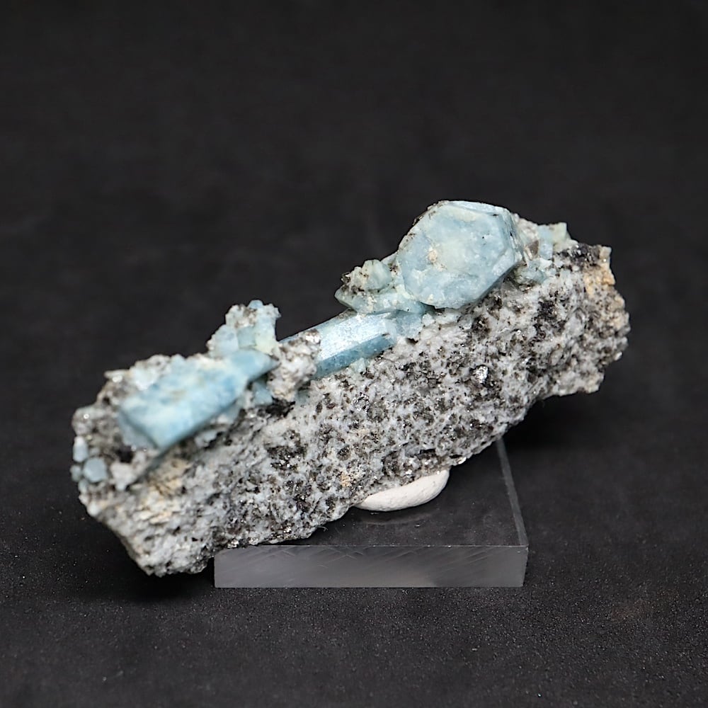 自主採掘！アクアマリン カリフォルニア産 21.8g 原石 AQ226 鉱物 原石
