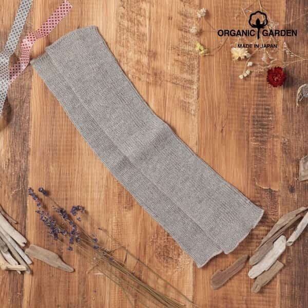 オーガニックガーデン ソックス 靴下 レディース ヤクリブウォーマー レッグウォーマー アームウォーマー 厚手 国産 日本製 オーガニックコットン プレゼント ギフト モクグレー 0811-99 Or089