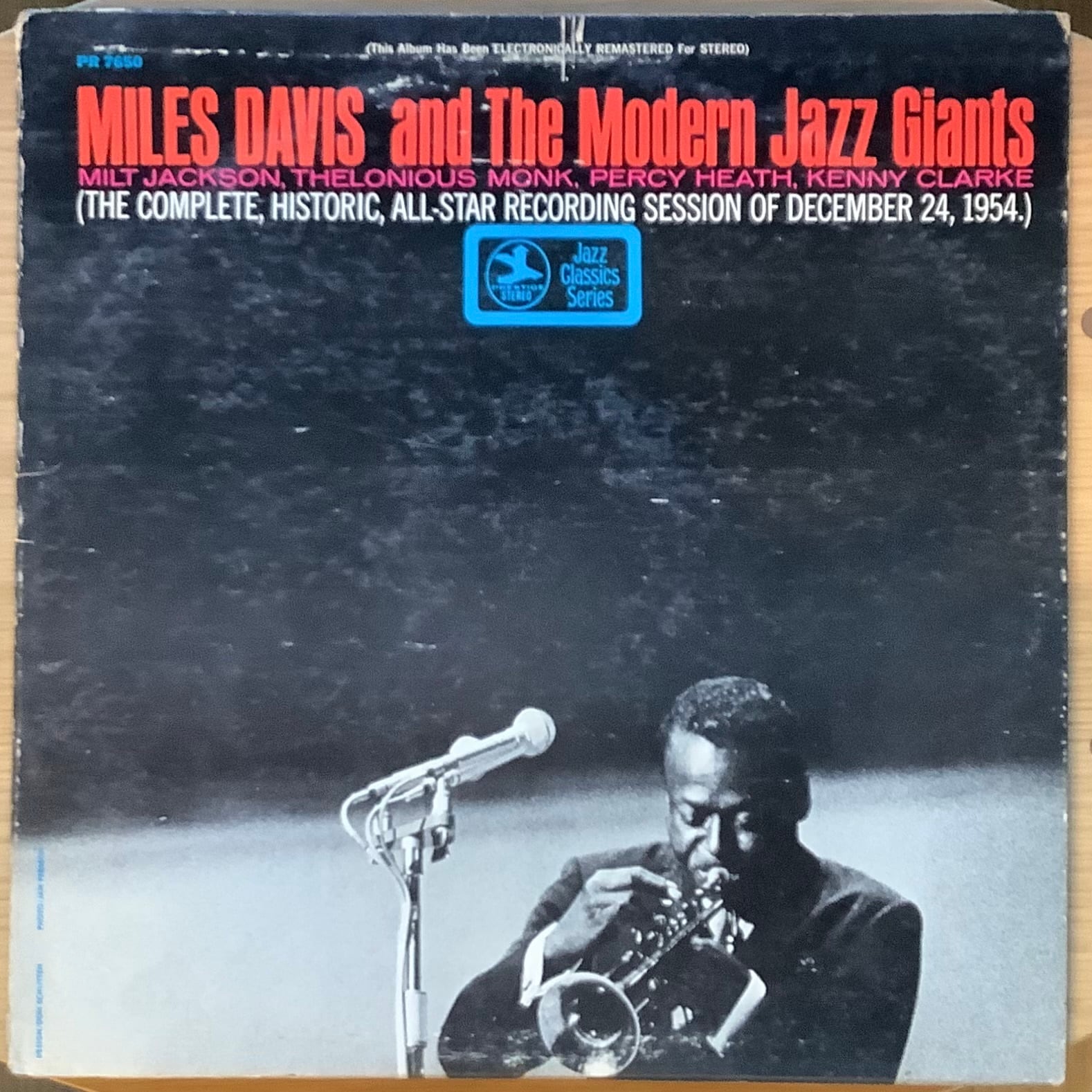 MILES DAVIS / MILES DAVIS AND THE MODERN JAZZ GIANTS | Plastic