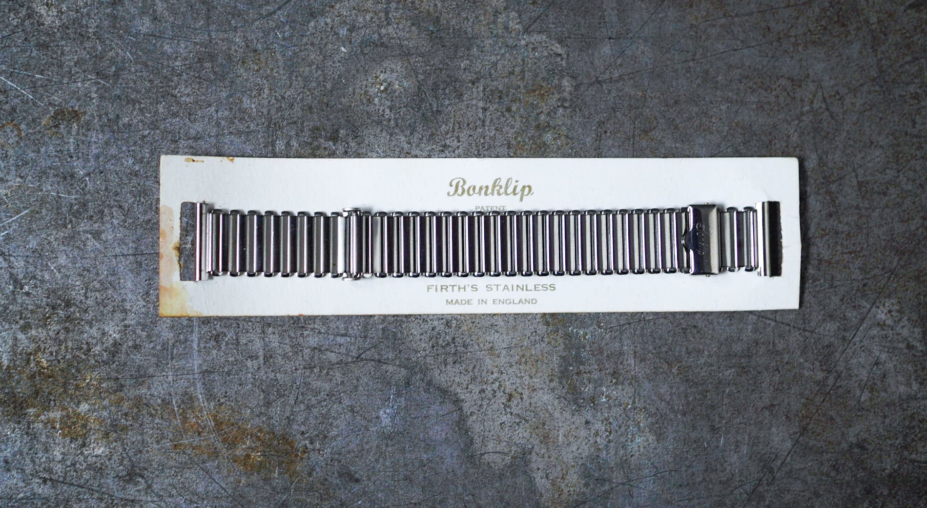 DEADSTOCK / 1940s】BONKLIP ボンクリップ バンブー ブレス 取付 DEADSTOCK / 1940s】BONKLIP ボンクリップ バンブー ブレス 取付
