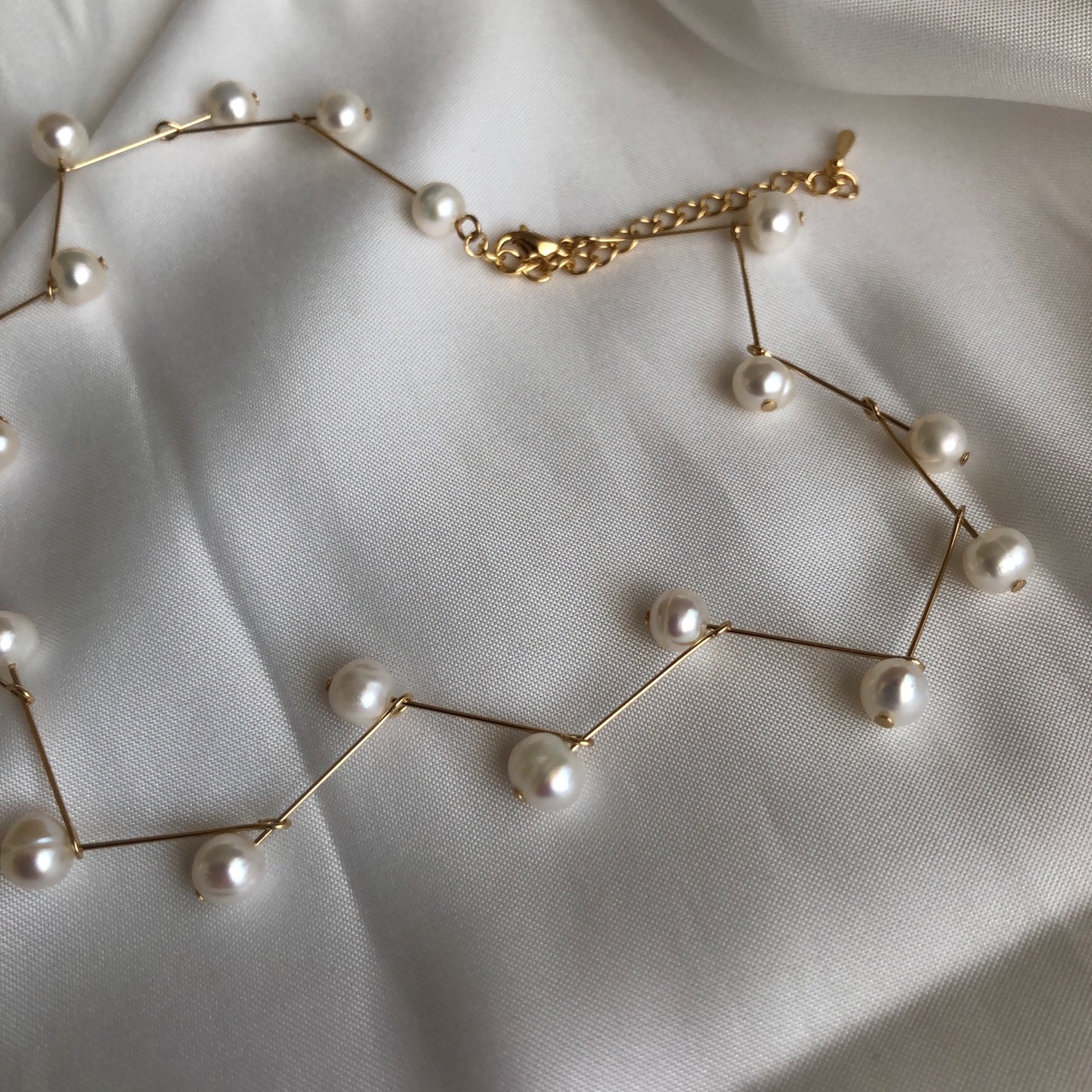 淡水パール うねうね パールチョーカー