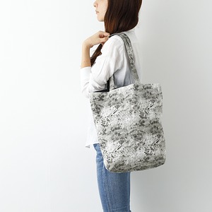 12オンス ヘビ柄トートバッグ