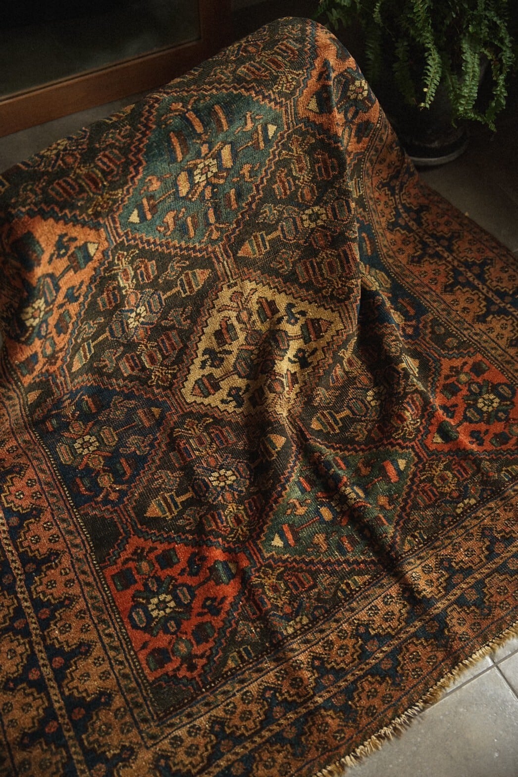 937 -Vintage Afshar rug