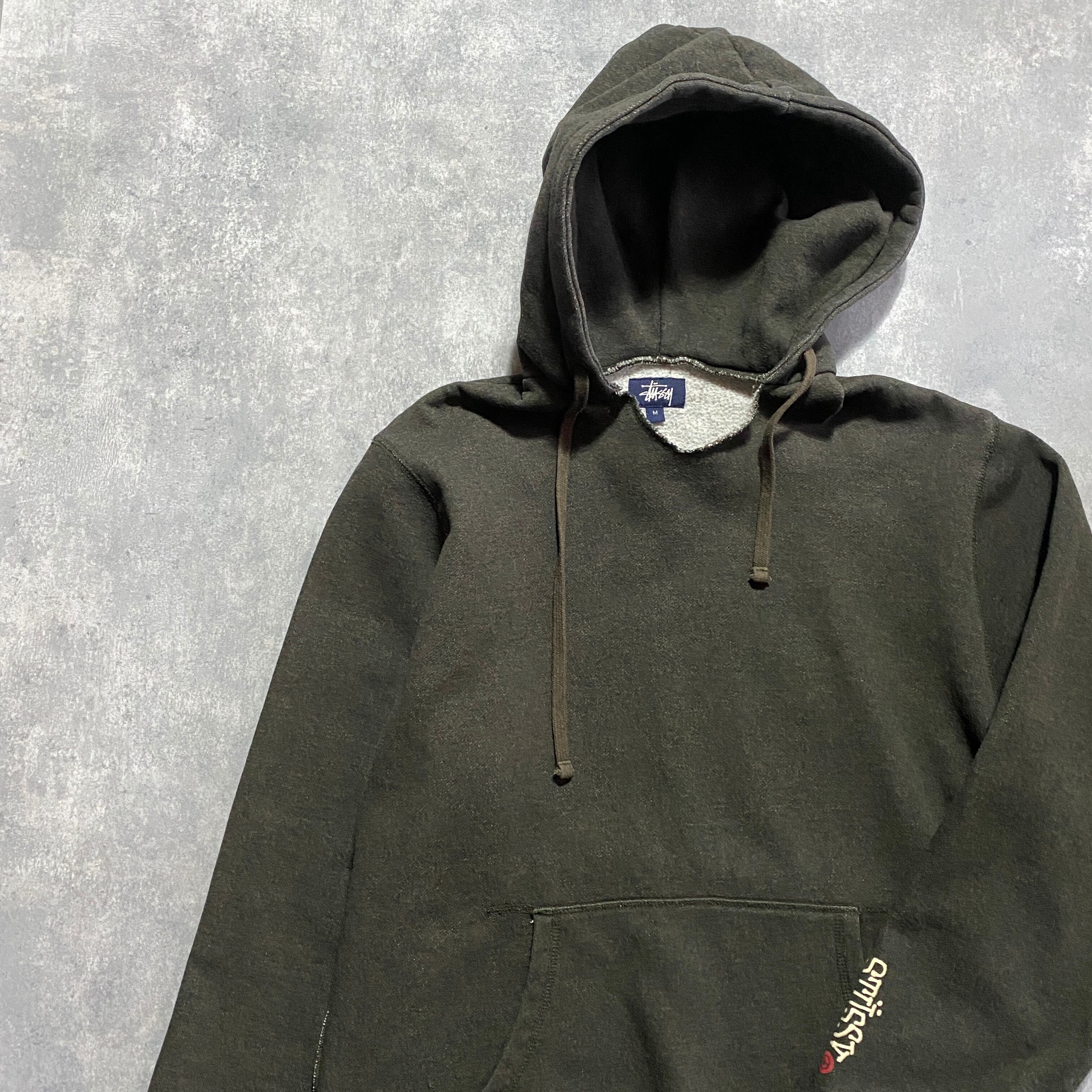 90's old stussy ステューシー アームプリント 前V 切り込み 90's old stussy ステューシー アームプリント 前V 切り込み