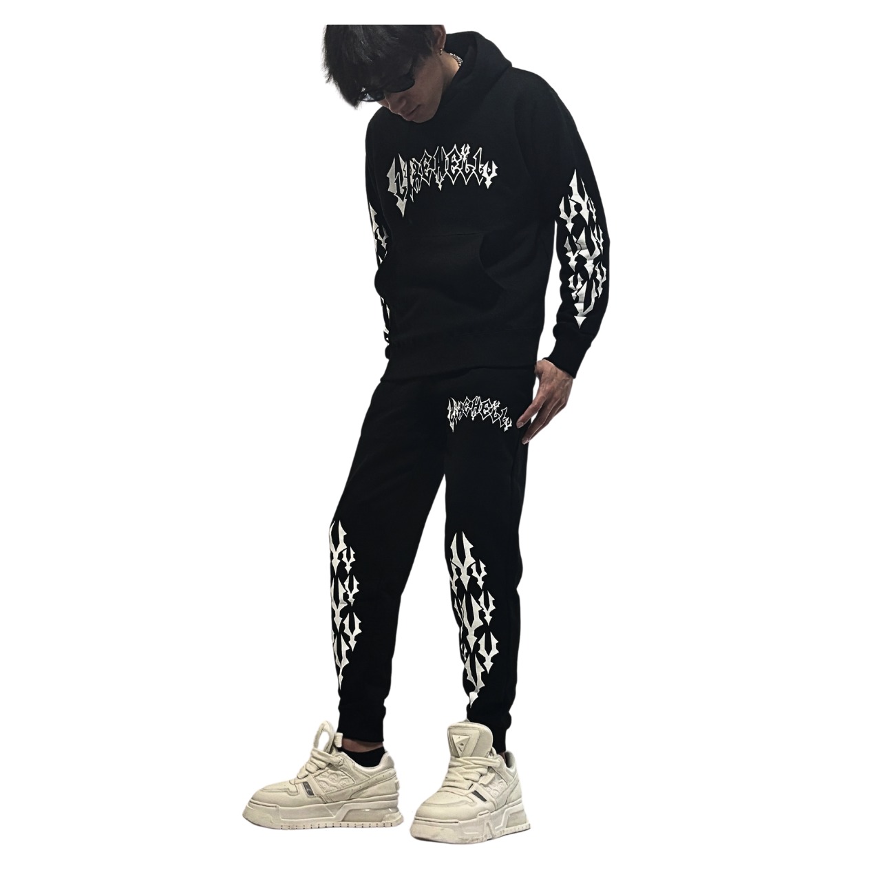 ELDOLADO over logo  black setup ⚠︎上下別売り - 9