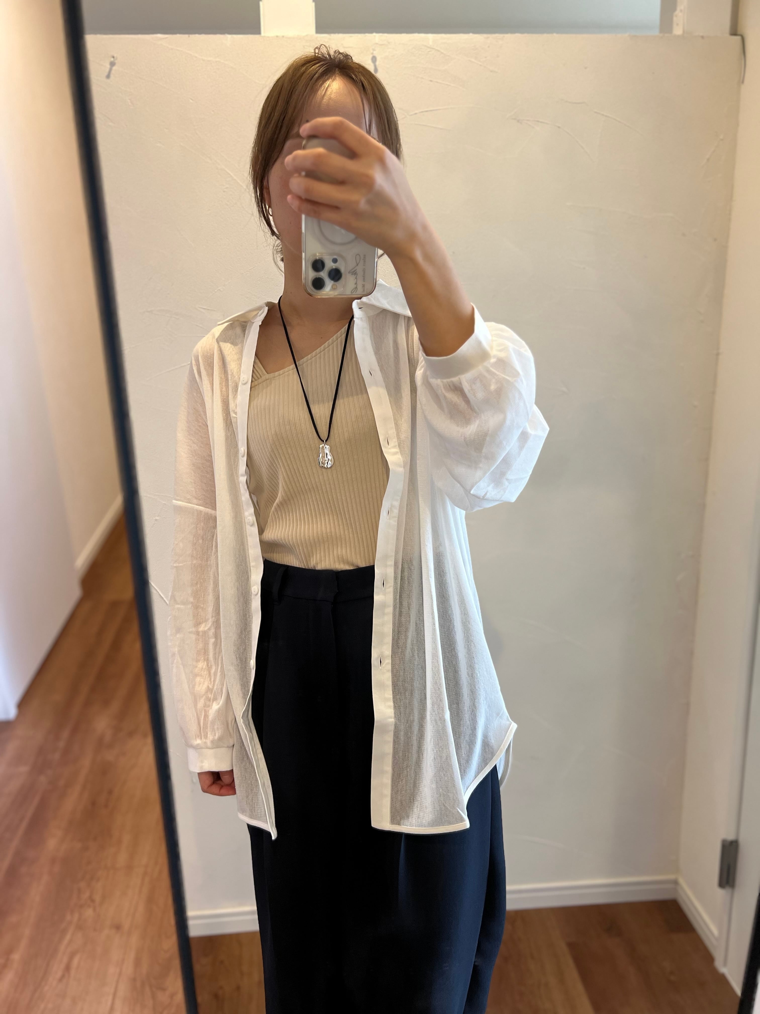 【AgAwd】メッシュルーズシャツ　2401-771258