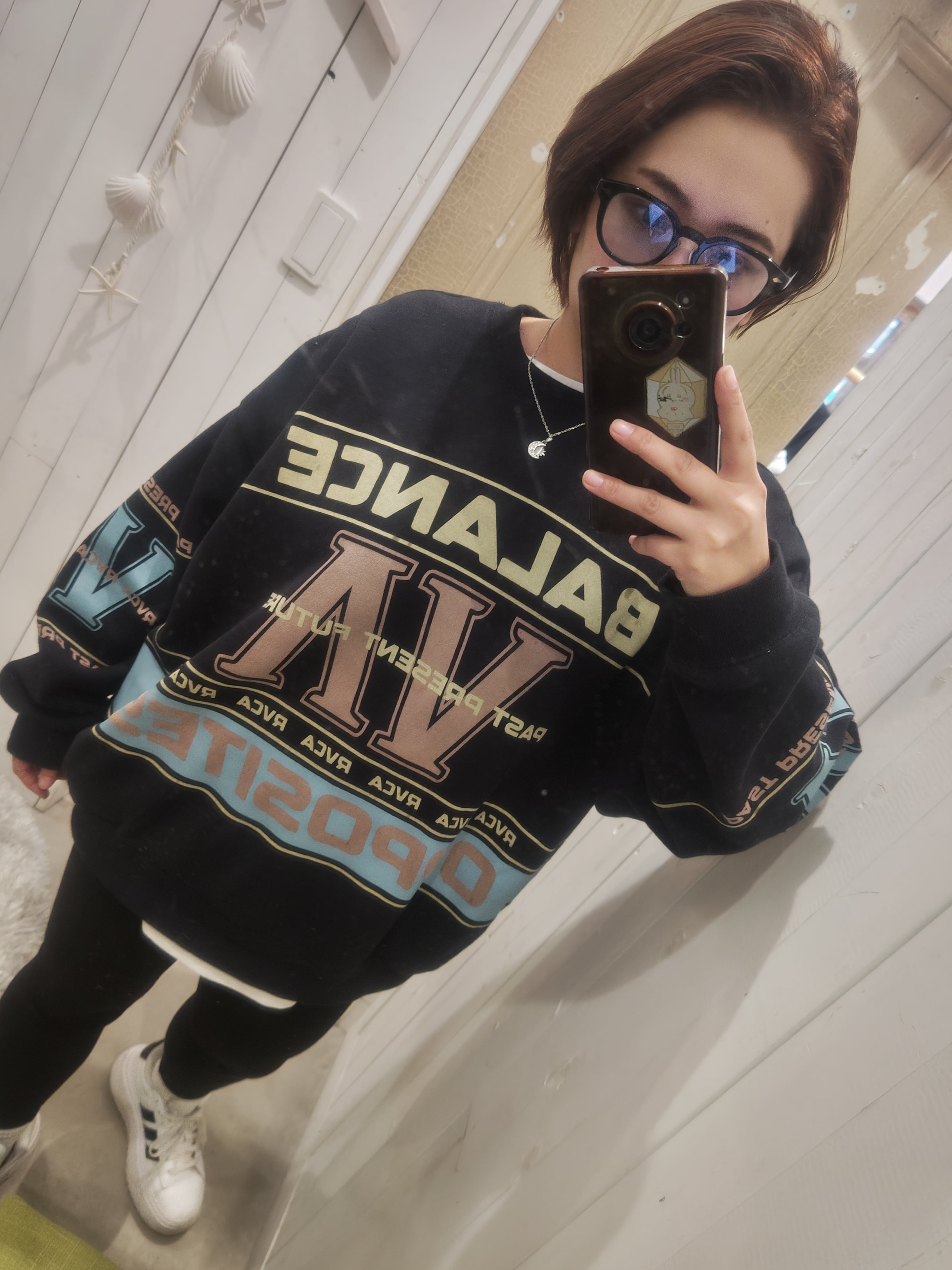 RVCA ビックシルエット トレーナー ￥10,500(￥11,550)