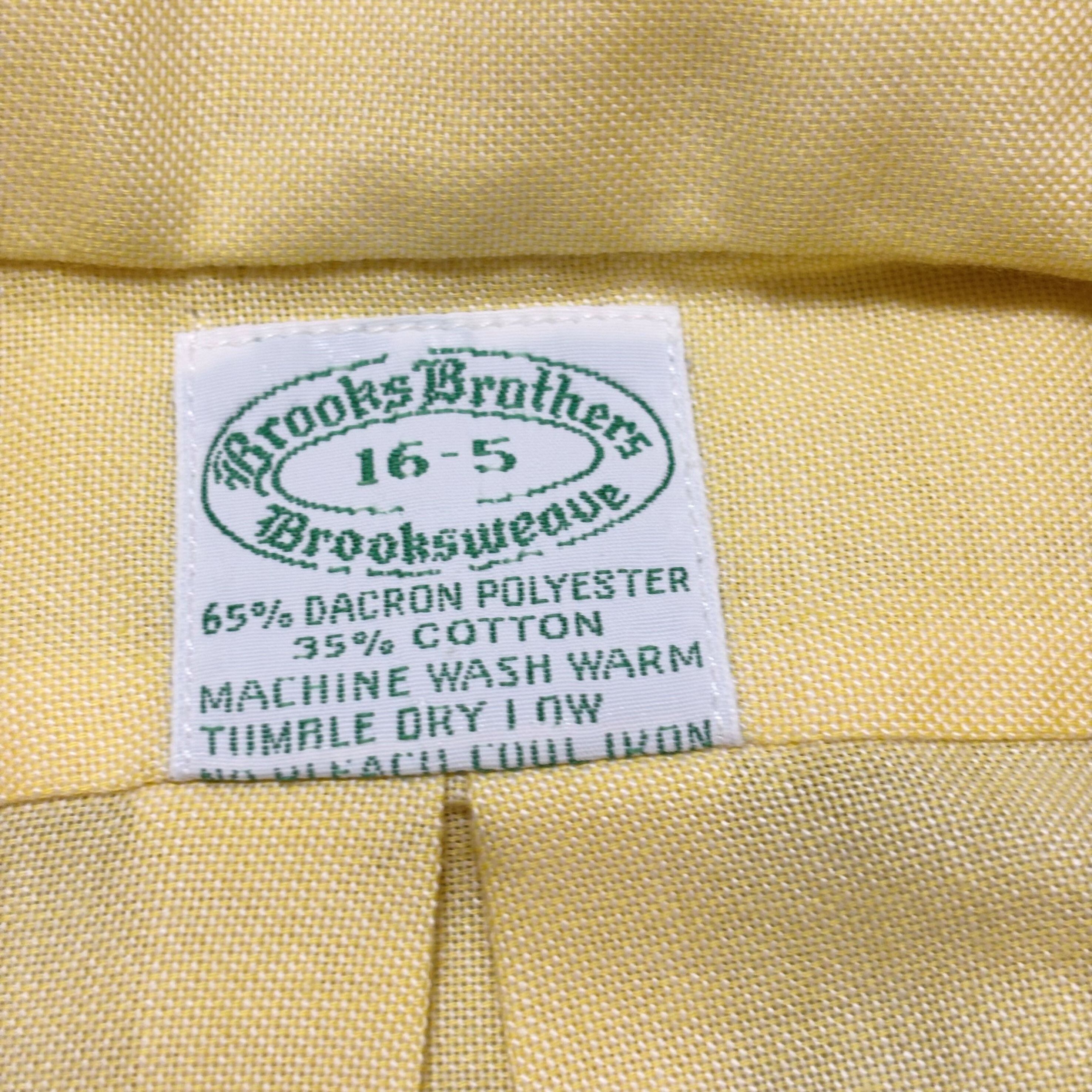 古着 ブルックスブラザーズ Brooksweave ボタンダウンシャツ 6ボタン