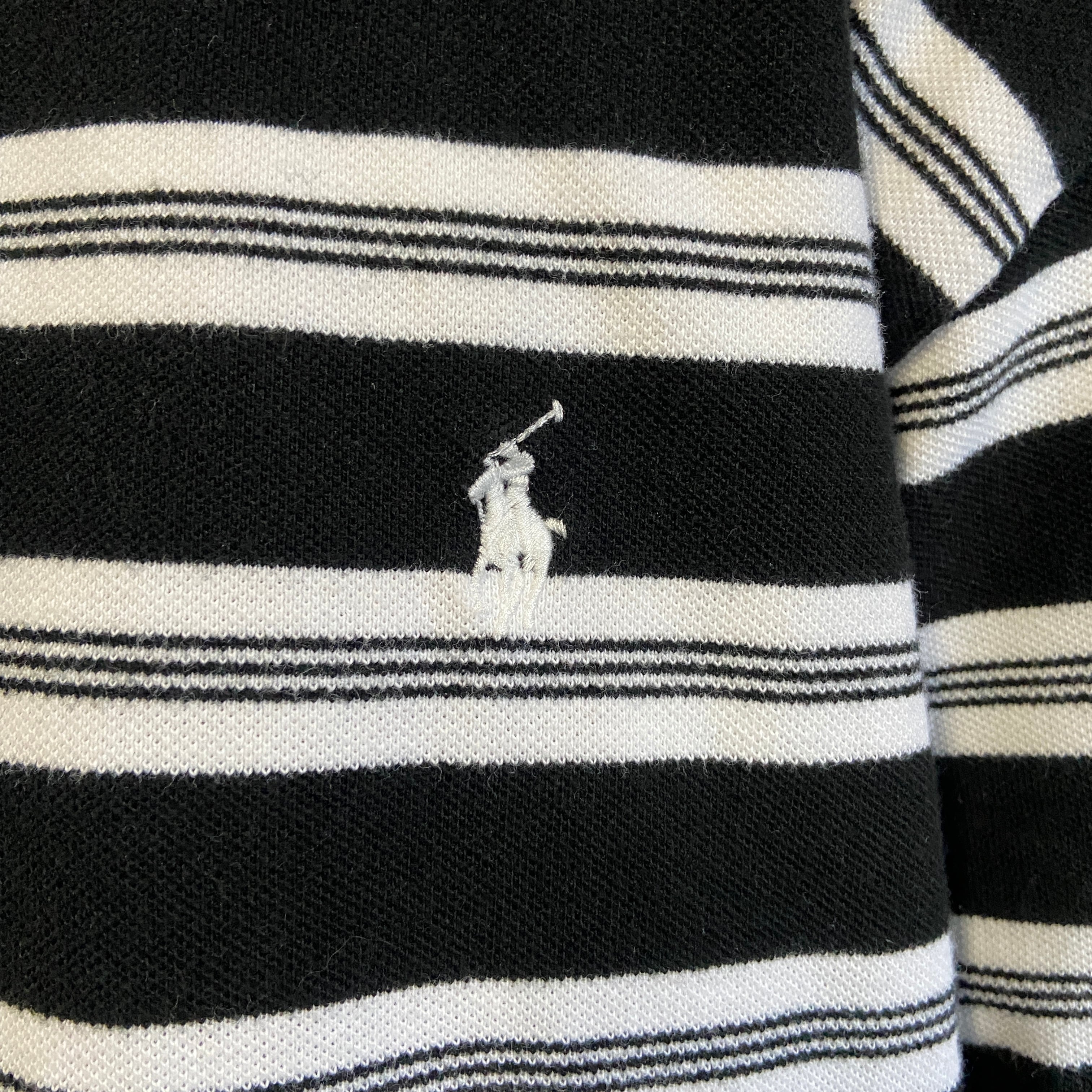 90s vintage オールド　ラルフローレン ボーダー　鹿の子　USA製 Polo by Ralph Lauren オールドラルフローレン 鹿の子 ボーダー