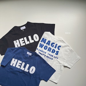 HELLO 半袖Tシャツ