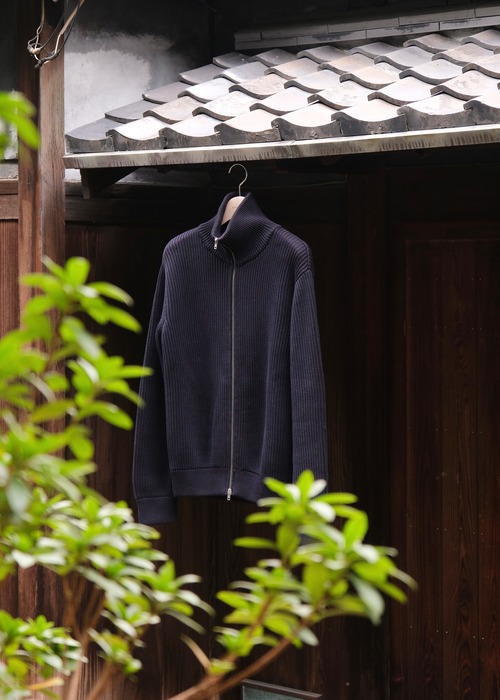 Martin Margiela 07SS double zip up drivers knit