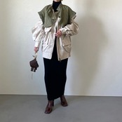 MA-1 short vest/khaki