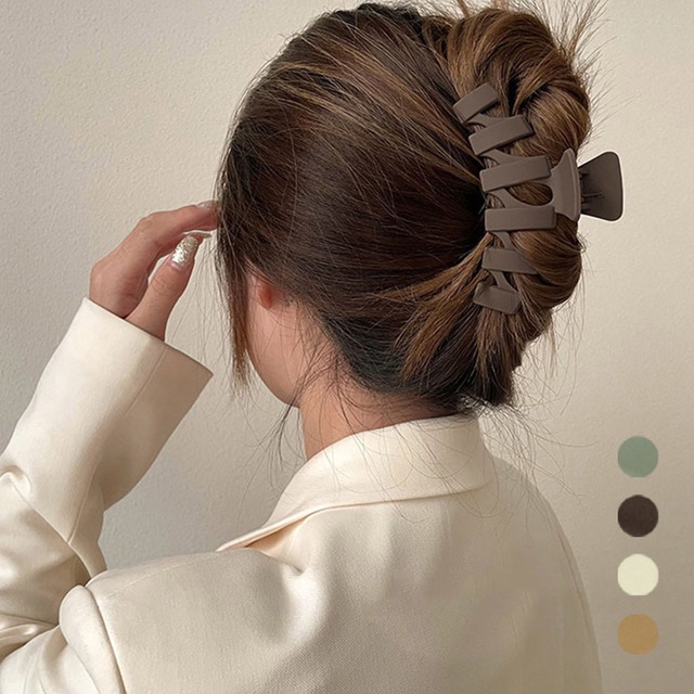 【日本倉庫即納】 変形ヘアクリップ大人っぽいまとめ髪可愛い
