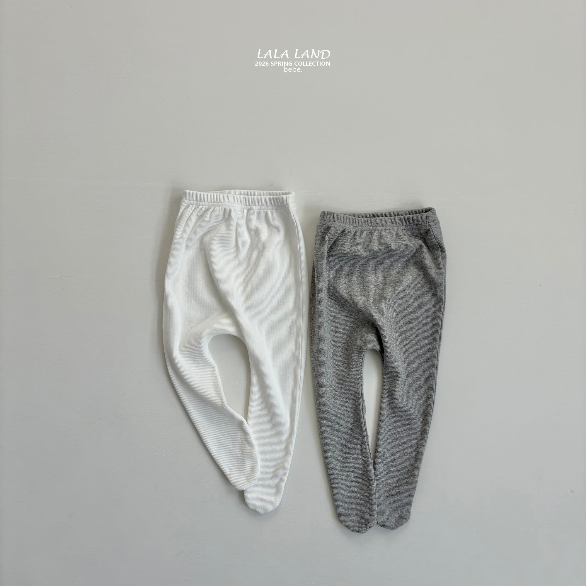 【予約】b. Cheese Rib Footed Leggings